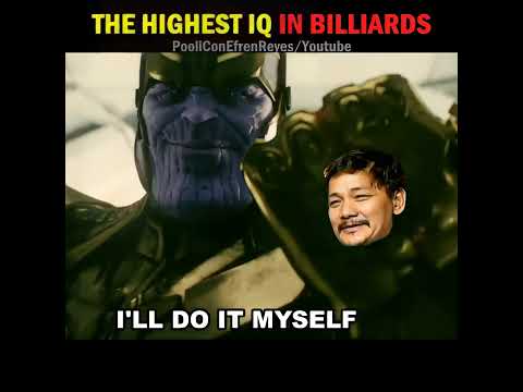 Efren Reyes with The Highest IQ in Billiards