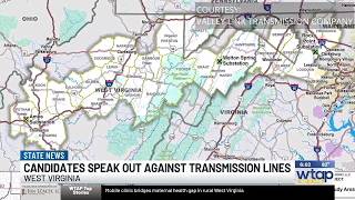 Coalition of W.Va. candidates rally against proposed transmission projects