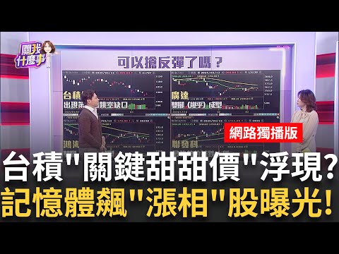 第三個跳空缺口出現!台積電可以搶反彈?關鍵價位怎觀察? AI族群打底完成?!鴻海.廣達.聯發科反彈滿足價位怎麼抓?!│陳斐娟 主持│20250312│關我什麼事 feat.丁兆宇+楊雲翔