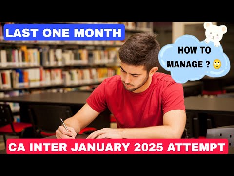 ❤️‍🔥CA Inter January 2025 Attempt| Revision | CA Rahul Aggarwal| Strategy for clearing the attempt