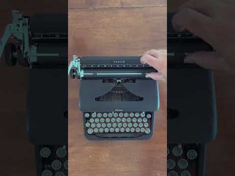 Restored Royal Arrow Portable Typewriter