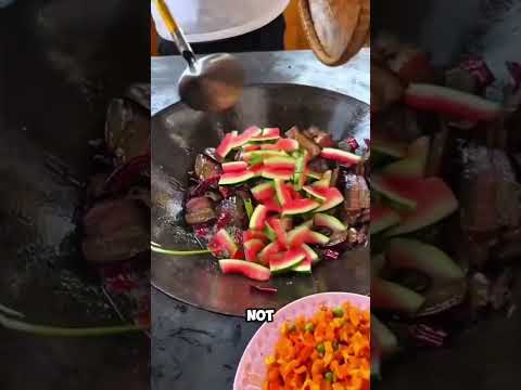 Here’s why in Japan they don’t throw away watermelon rinds - they actually sell them in stores.