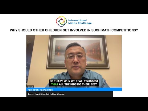 Why should other children get involved in such math competitions?