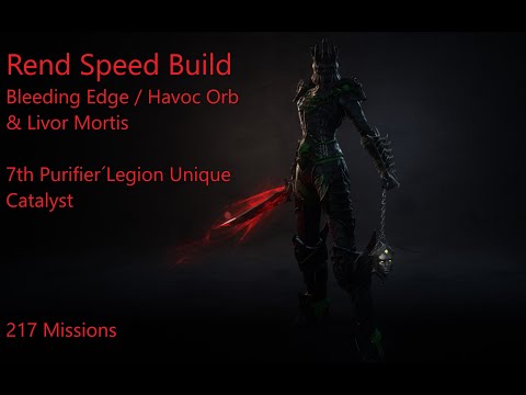 Wolcen 1.1.7.0 Rend Bleeding Edge / Havoc / Livor Mortis Speed Build (1 Unique needed) 217 Missions