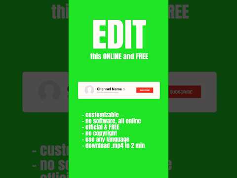 Free YouTube Subscribe Button Green Screen Animation | No Copyright | Free Download | Online