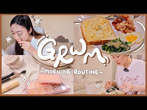 GRWM🇹🇼| Morning Routine For Taiwanese college students🏫