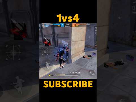 1VS4 OP 👽🔥 #freefire #shorts #highlights