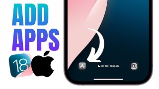 iOS 18 Tips: How to Add Apps to Lockscreen on iPhone 💚