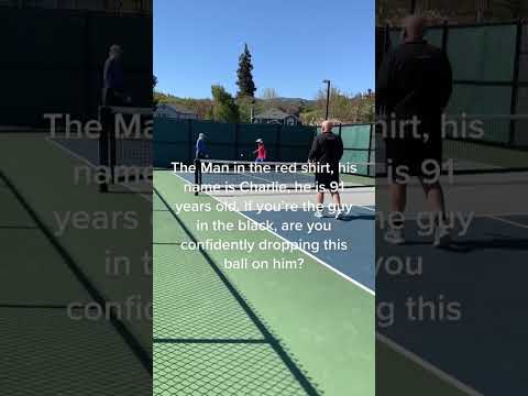 Unbelievable thing happens to a 91year old playing pickleball