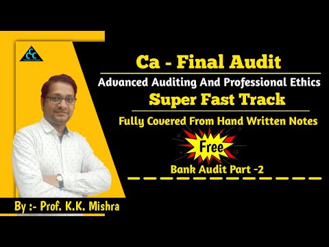Bank Audit Part 2 II CA Final Audit II May'22 Attempt II