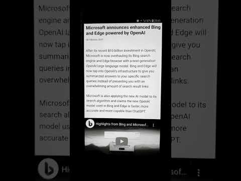 Microsoft announces enhanced search engine using OpenAI technology and algorithms| Google Brad|