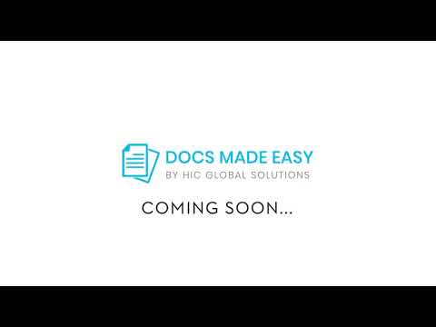TEASER VIDEO:  DOCS MADE EASY, COMING SOON!