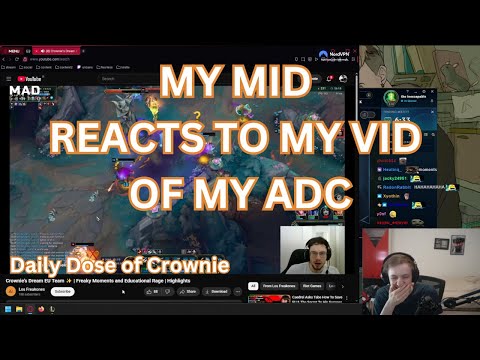 Daily Dose of Crownie ft. Nemesis | Nemesis Reacts to My Vid 🤩