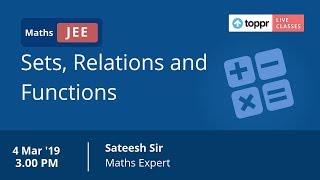 LiveClasses: Maths | Sets, Relations and Functions