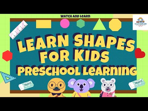 Shapes for Kids learning| Circle, Triangle, Square | Preschool Learning Video for kids #आकृति #shape