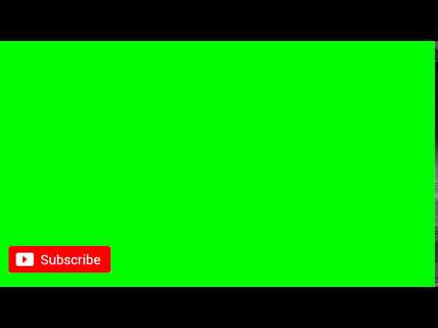 Subscribe & Bell Button Green Screen No Watermark