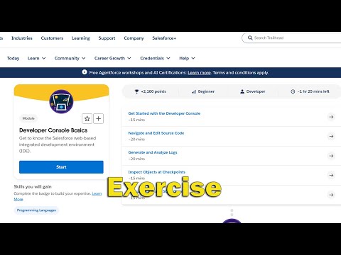 Developer Consoles Basic Exercise Challenge