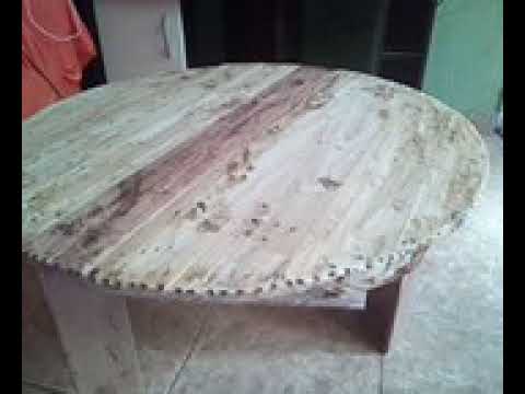 COMO FASER, MESA REDONDA DE PALET