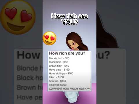 How Much MONEY Do YOU Have!? 🤩🤭 #roblox #youtubeshorts #fyp ‪@odetari‬