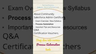 Learn Process Automation for Salesforce Administrator Certification.