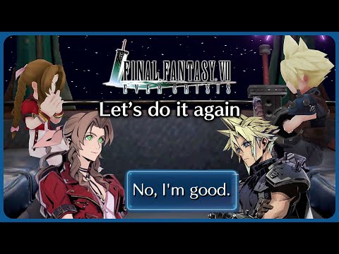 Being rude to Aerith on date but the game won't allow it - Final Fantasy 7 Ever Crisis