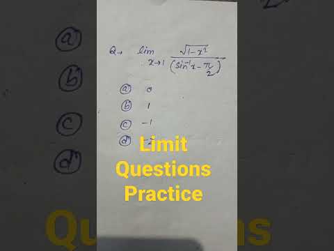 Question Practice 4: Limit #class12#ncert#jeemains#shorts