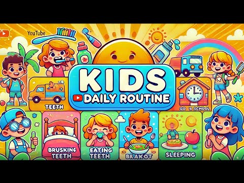 Morning to Night Routine 🛏 for Kids | Preschool Learning