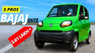 5 Reasons Why You Should Buy the Bajaj Qute - India’s First Quadricycle