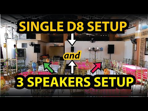 3 Speakers Setup VS 1 Speaker Setup with Subwoofer