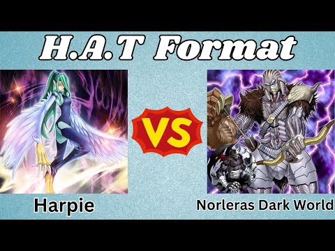 Harpie Vs Norleras Dark World! | HAT Format Replay Review! | (2014 Yu-Gi-Oh! WCQ)