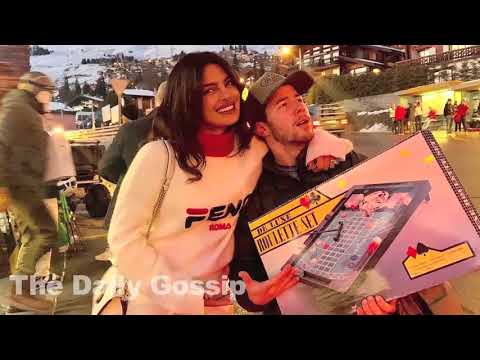 Nick Jonas Captures Wife Priyanka Chopra Swinging On Beach !!