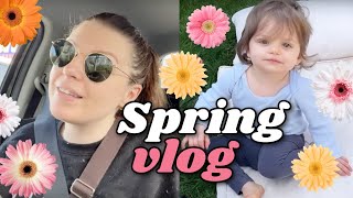 SPRING VLOG with a baby visit - ad