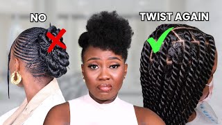 This ‘protective’ style destroys my natural hair and yours too… | VLOG