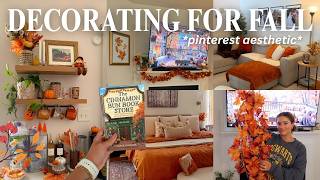 DECORATING MY HOME FOR FALL 🍂 *NEW* cozy pinterest aesthetic inspo | warm traditional decor