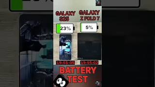 Galaxy Z Fold 7 🔥 vs Galaxy S25 – Ultimate battery drain test! 👀💀
