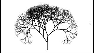 Creating realistic looking trees using recursion