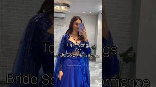 Top 5  Bridal Dance Performance Song 🔥❣️ #bridaldance #sangeet #bride #wedding #shorts