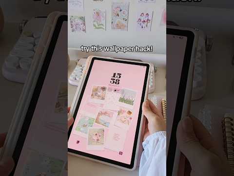 Try This Wallpaper HACK on Your Samsung Galaxy Tablet! ✏️ #samsungtips