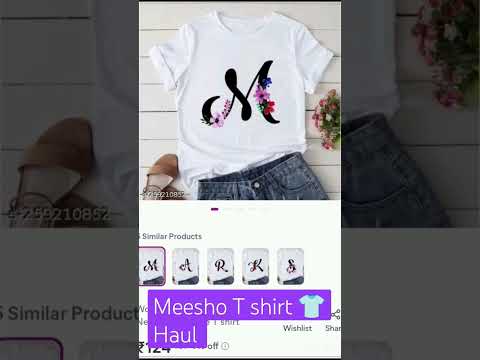 #meesho#  T shirt 👕 Haul Under 150#fashion .....