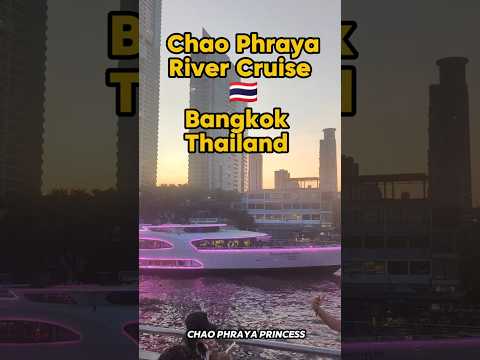 Sunset buffet dinner cruise on the Chao Phraya River with Klook. #chaophraya #bangkok #klook