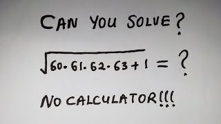 Can you solve? | A Tricky Math Algebra Question | Math Olympiad Question 