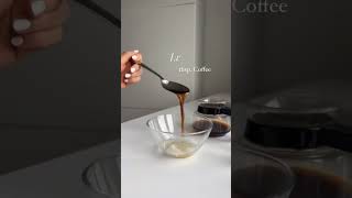 DIY Coffee Eye Pads Gel #shorts #coffee #quickdiy #darkcircles