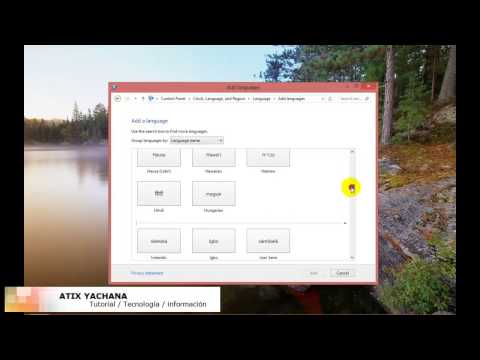 Cómo instalar un paquete de idioma de Windows 8 y cambiar el idioma a español