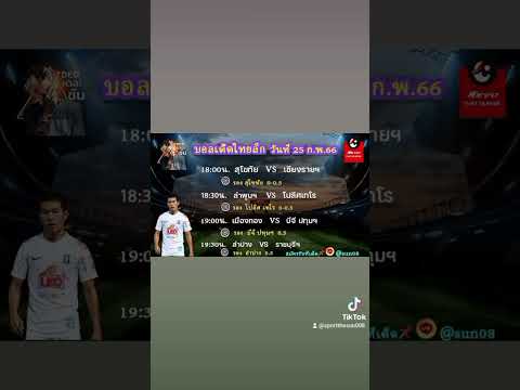 คัดเน้นๆ  บอลไทยลีก 25 ก.พ. 66  #บอลไทย