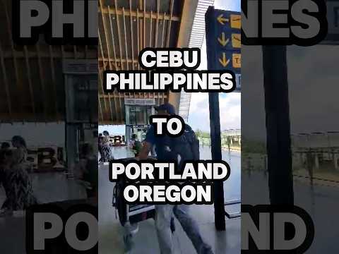 How long does it take to fly from the Philippines to the USA? 🇵🇭✈️🇺🇲 #travelday #philippines #usa