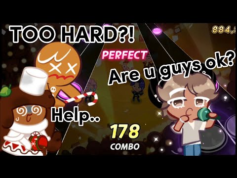Some players are suffering from the rhythm games in the BTS x crk collab! 😵  | COOKIE RUN KINGDOM