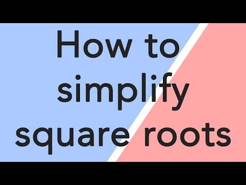 Simplifying square roots - made easy!
