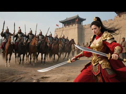 Kung Fu movie! 1,000 bullies besieged the girl, but no one could defeat her