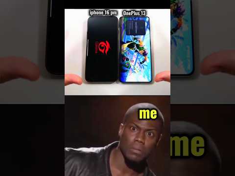 iphone 16 pro max vs OnePlus 13 speed test in freefire game test #freefire #iphone #game