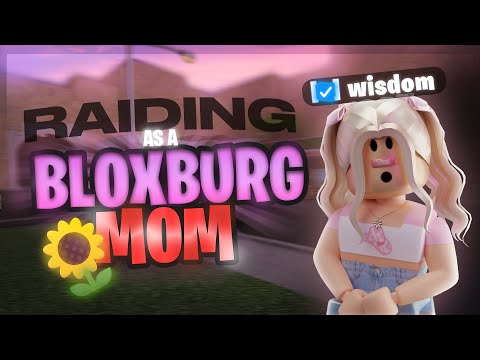 Raiding As A BLOXBURG MOM In Da Hood + Keyboard ASMR 🌻 (I GOT ACCUSED 🤣)